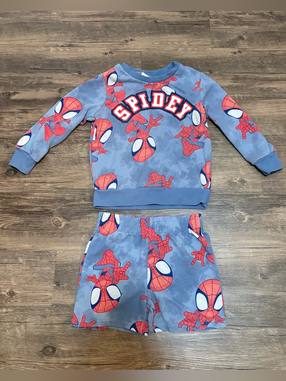 Marvel Spidey Blue & Red Kids two piece set